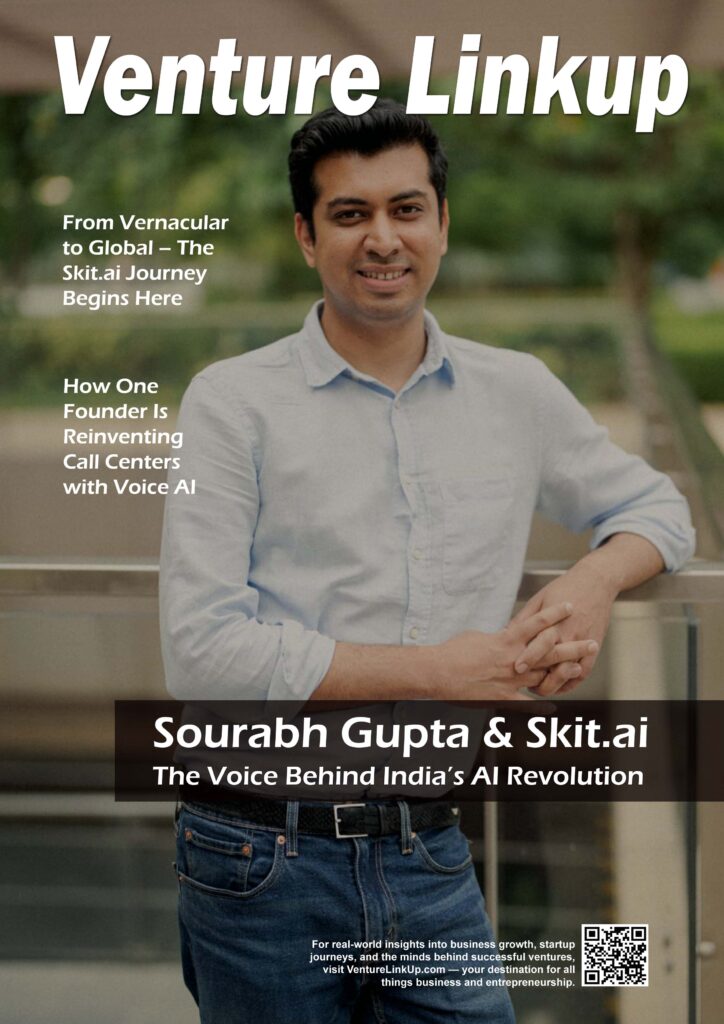 Sourabh Gupta, Skit.ai, Vernacular.ai, Indian AI startup, voice AI, conversational AI, AI in India, AI for call centers, Indian entrepreneurs, AI founders in India