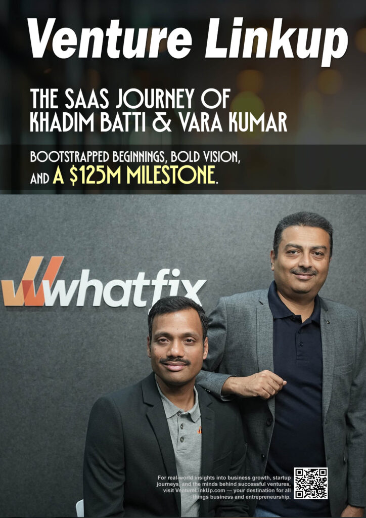 Whatfix, SaaS founders India, Khadim Batti, Vara Kumar, Indian SaaS startup, digital adoption platform, successful Indian entrepreneurs, Whatfix funding